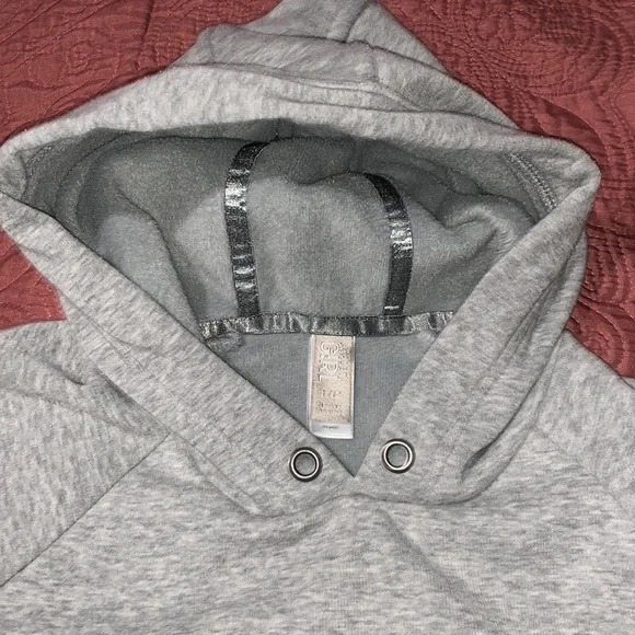 Athleta Girl Crazy Cozy Sweatshirt in heathered grey - Picture 3 of 5
